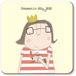 Coasters: Rosie Made A Thing Domestic Goddess Coaster