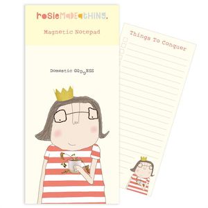 Magnetic Notepads: Rosie Made A Thing Domestic Goddess Magnetic Note Pad