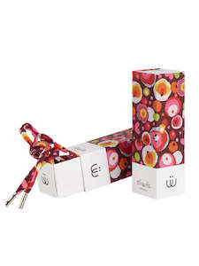 Shoelaces: Sliwils 120 cm Fleur Rouge Print Shoelaces