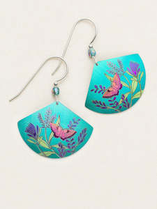Holly Yashi: Holly Yashi Teal Garden Whimsey Earrings