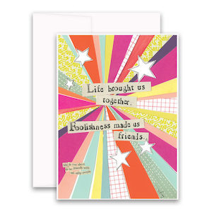 Curly Girl Design Foolishness Greeting Card
