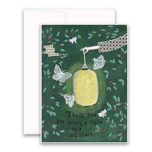 Curly Girl Design Light In The Dark Greeting Card
