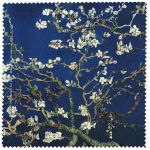 Lens Cloths: Amandiers (Dark Blue) - Van Gogh Microfibre Lens Cloth