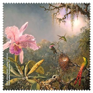 Lens Cloths: Cattleya Orchid - Heade Microfibre Lens Cloth