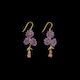 Michael Michaud Phlox Statement Wire Drop Earrings - 3795BZ