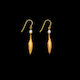 Michael Michaud Leaf and Bud Earrings - Peal Drop Wire 3714BZ