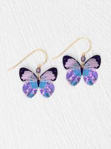 Holly Yashi Blooming Butterfly Earrings - Radiant Purple