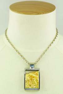 Polish Butterscotch Amber Designer Pendant (chain is not included)