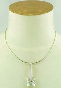 Italian Designer Contemporary Mother Of Pearl Pendant (chain not included)