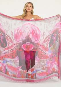 Love's Pure Light Scarf D-223 Prince Edward Island - The Pink Ladyslipper O&hellip;