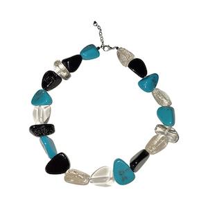 Jewellery: Flintstone Bone Diamonds Necklace