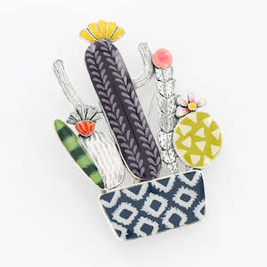 Taratata Bijoux Cactus Brooch - E25-05203-10M