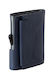 C-Secure Single Wallet With Coin Pocket - Blue Marino