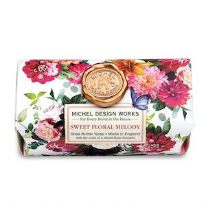 Michel Design Works Sweet Floral Melody Triple Milled Shea Butter Soap Bar