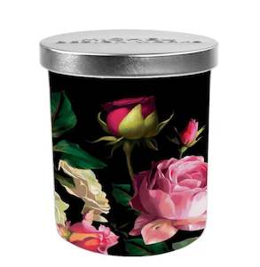 Michel Design Works Midnight Rose Decorative Glass Candle
