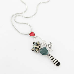 Taratata Bijoux: Taratata Bijoux Raton Lover Raccoon Necklace - T25-03103-104