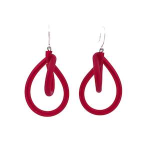 Samuel Coraux: Samuel Coraux NY Earrings - Fuchsia Fce