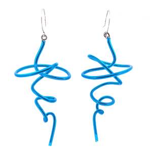 Samuel Coraux Little Zig Earrings - Blue T