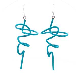 Samuel Coraux Little Zig Earrings - Turquoise