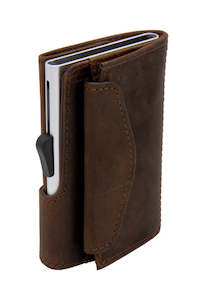 C-Secure Single Wallet with Coin Pocket - Buffalo