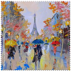Lens Cloths: Eiffel Tower Paris Microfibre Cloth