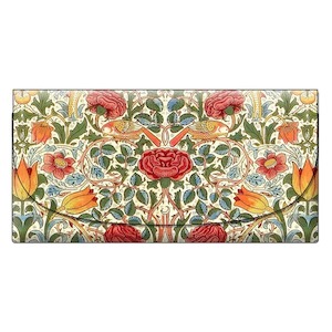 Rose - William Morris Velour Glasses Case With Microfiber Lining