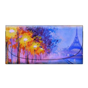 Eiffel Tower At Dusk - Velour Glasses Case With Microfiber Lining