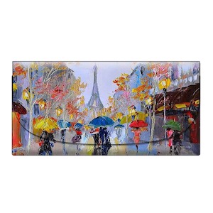 Glass Cases: Eiffel Tower Paris - Velour Glasses Case With Microfiber Lining