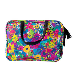 Riley Burnett Hanging Cosmetic Bag - Vase & Bouquet