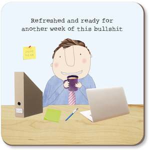 Rosie Made A Thing Refreshed Boy Coaster