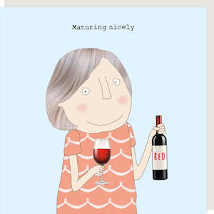 Rosie Made A Thing Card - Maturing
