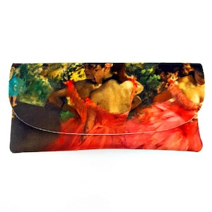 Glass Cases: Dancers in Pink 1885 - Degas Velour Glasses Case With Microfiber Lining