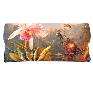 Cattleya Orchid 1871 - Heade Velour Glasses Case With Microfiber Lining