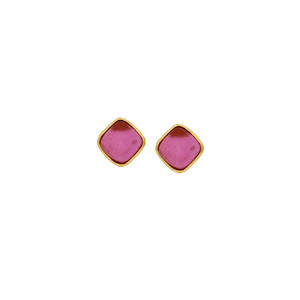 Michael Vincent Michaud Bubble Diamonds Post Earrings - 1086H Hot Pink
