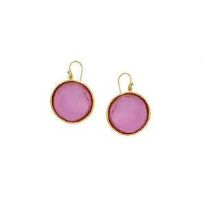 Michael Vincent Michaud Bubble Large Wire Earrings - 1020H Hot Pink