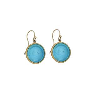 Michael Vincent Michaud Bubble Dainty Wire Earrings - 1018Q Turquiose