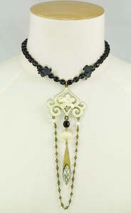 French Designer Claudine Vitry Statement Necklace