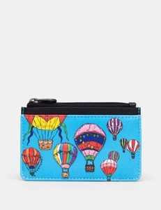 Wallets: Yoshi Balloon Festival Appliqued Leather Card Holder & Coin Purse - Y1219 HAB 1