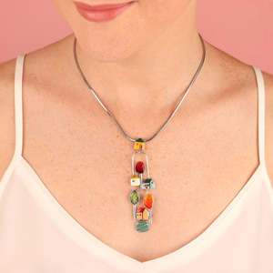 Taratata Bijoux: Taratata Mon P'tit Village Necklace H25-03105-10M