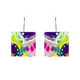 Riley Burnett Spring Square Autumn Jazz Reversible Earrings - EAJ-1