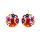 Riley Burnett Spring Flowers Reversible Earrings ES-9