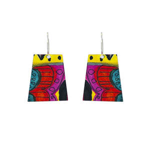 Earrings: Riley Burnett Spring Egypt Aztec Reversible Earrings - EAZT-5