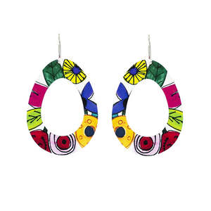 Earrings: Riley Burnett Spring Tangier Candy Flower Reversible Earrings - ECF-9