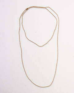 Pesci Che Volano Ball Chain - Gold Plated Brass