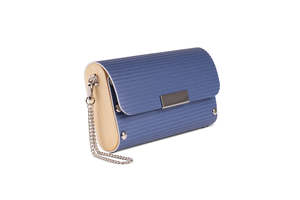 SOL Designs Time of Day Clutch in Blueberry Ripple