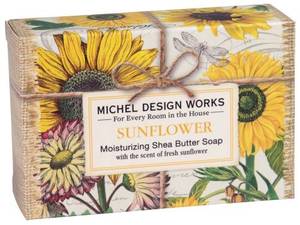 Michel Design Works Sunflower Single Boxed Soap