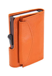 C-Secure X Large Wallet with Coin Pocket - Arancio