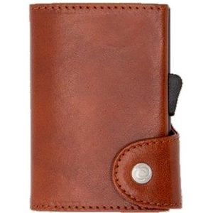 Wallets: C-Secure Single Coin Wallet Vegetable Tanned Macchiato