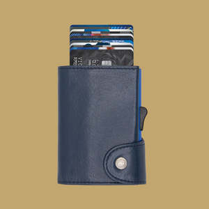 C-Secure X Large Wallet With Coin Pocket - Cobalto