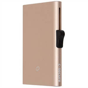 C-Secure X Large RFID Cardholder - Champagne